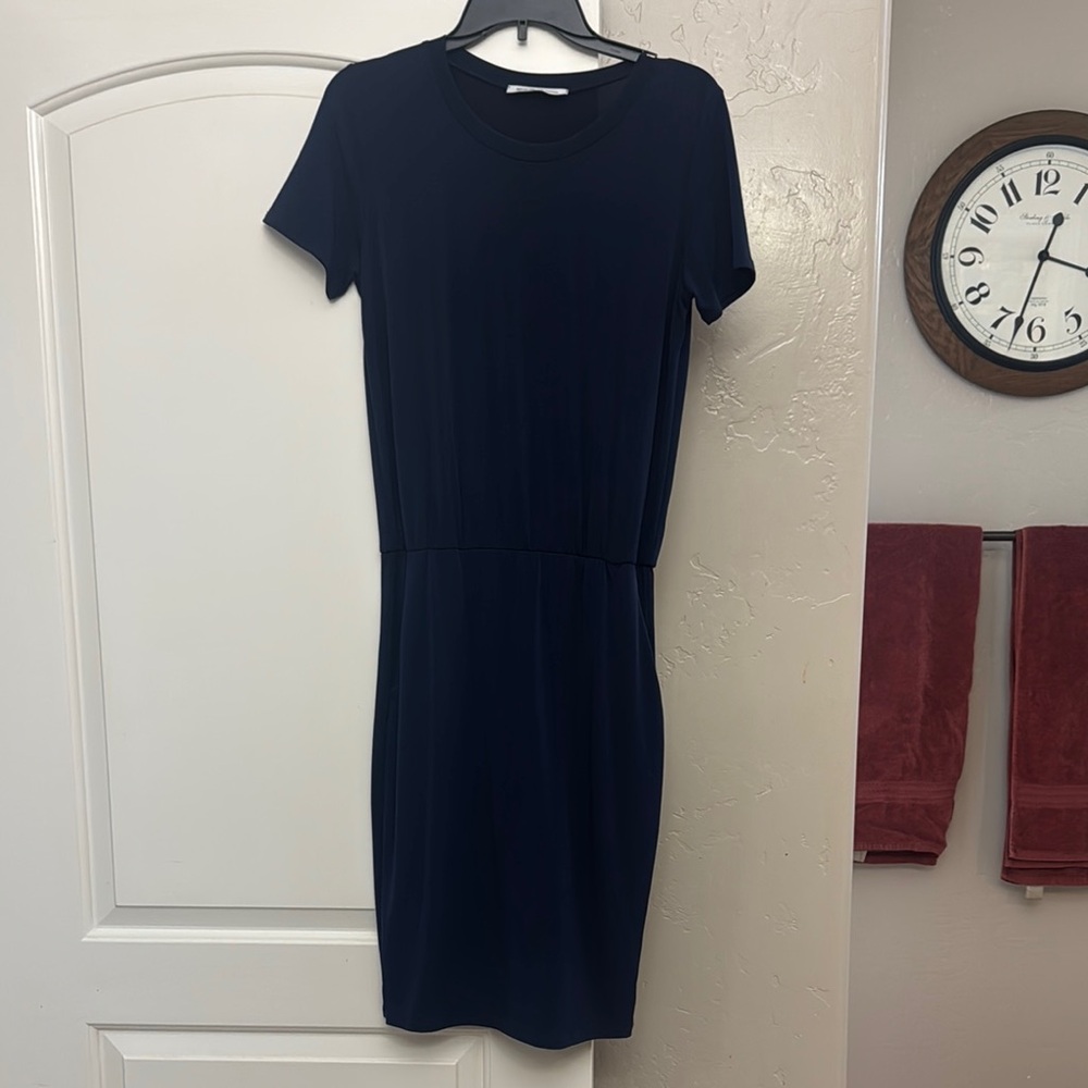 Brigitte Brianna Everyday Navy Blue Dress